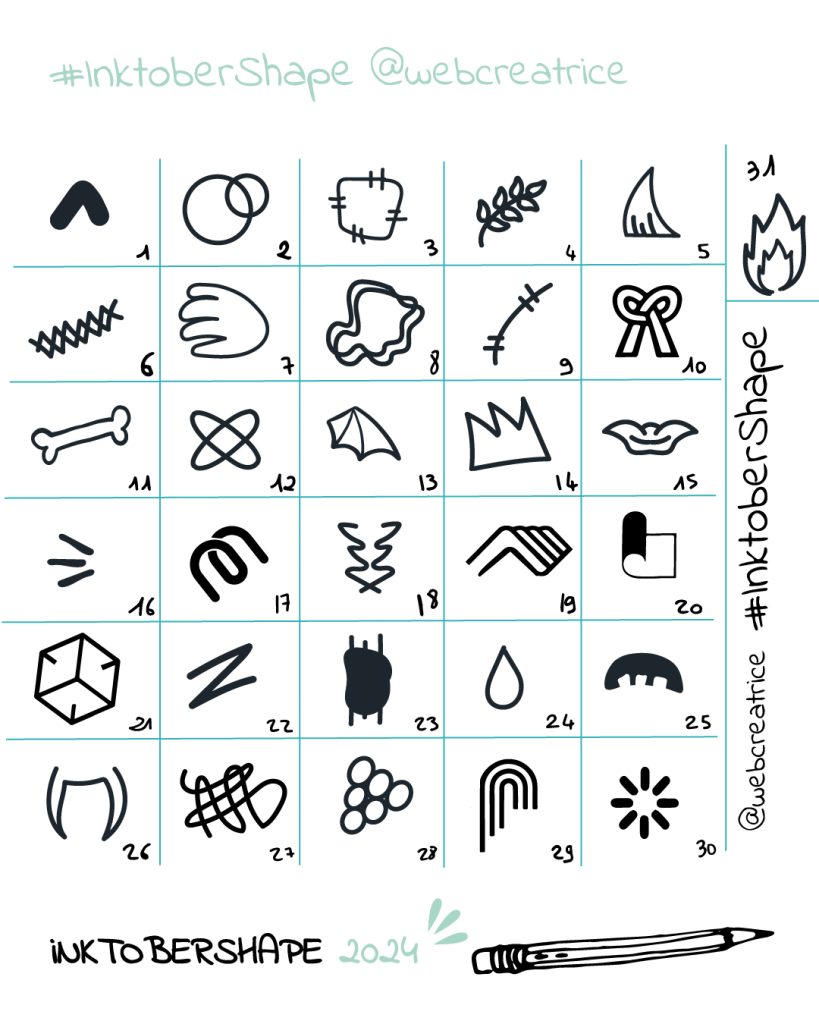 inktobershape 2024