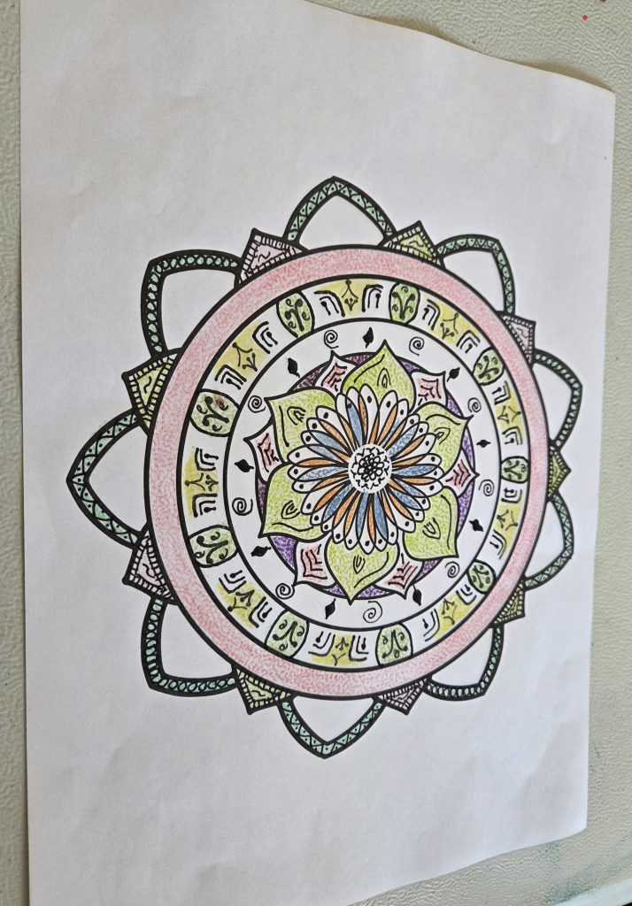 Atelier de zen art en camping dans les Landes