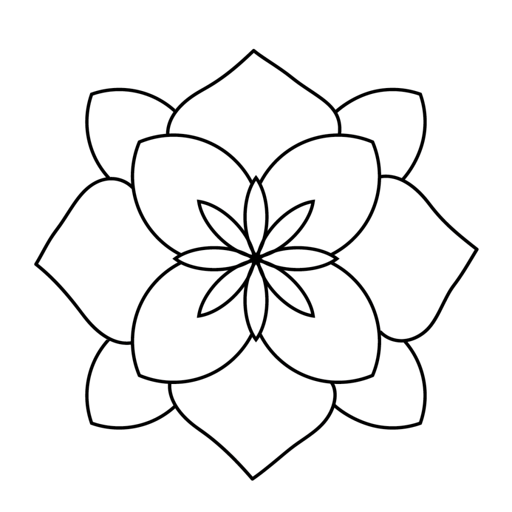 Mandala à colorier ou compléter