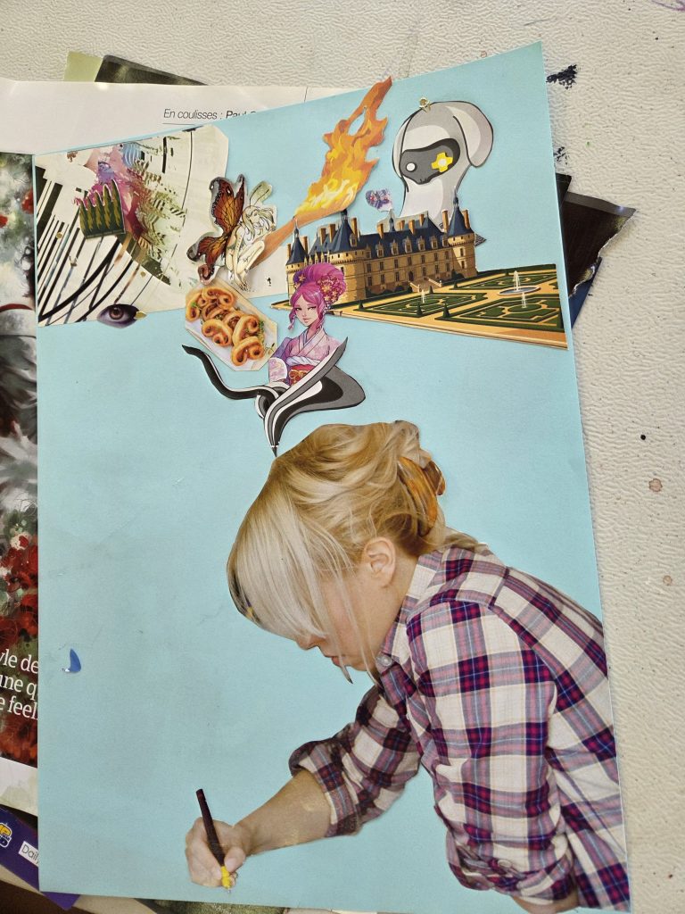 Collage créatif